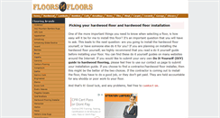 Desktop Screenshot of floorsnfloors.com