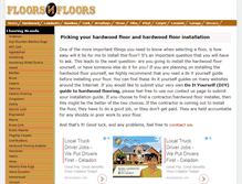 Tablet Screenshot of floorsnfloors.com