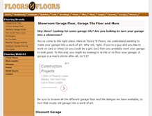 Tablet Screenshot of garage.floorsnfloors.com