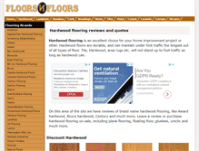 Tablet Screenshot of hardwood.floorsnfloors.com